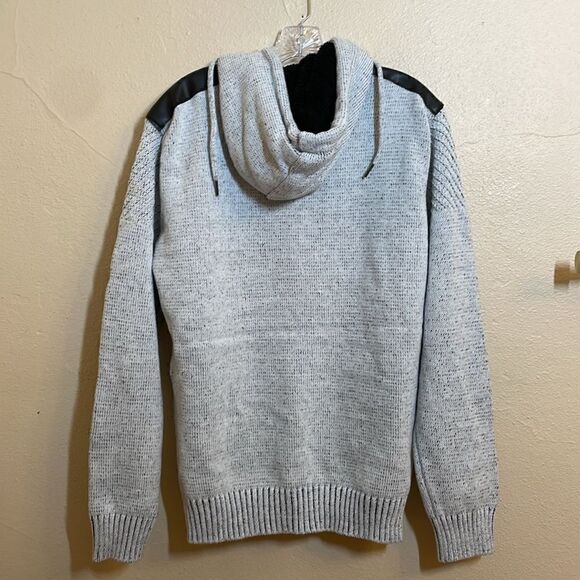 X-Ray Men's Full-Zip Sherpa Knit Hoodie Sweater size XL NWT - Picture 3 of 11